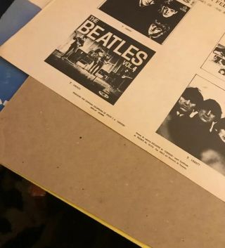 The Beatles Beatles ' 65 Vol.  3 - Columbia 1st Press - Rare ODEON 1965 4