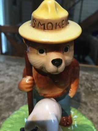 RARE VINTAGE SMOKEY the BEAR MUSIC BOX / Prevent Forest Fires 2