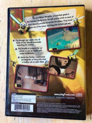 MISTER MOSQUITO COMPLETE,  AUTHENTIC RARE TITLE PS2 PLAYSTATION BL BLACK LABEL 02 2