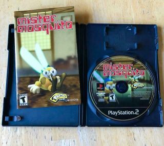 MISTER MOSQUITO COMPLETE,  AUTHENTIC RARE TITLE PS2 PLAYSTATION BL BLACK LABEL 02 3