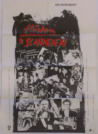 Punk Feeling B Rammstein - FlÜstern & Schreien Rare East German Art Poster