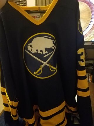 Vintage Hasek Buffalo Sabres Rare Throwback Ccm Hockey Jersey Adult Size Xxxl