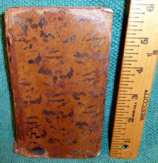Rare 1775 Leather French Book - Dictionnaire De La Fable - M.  Chompre