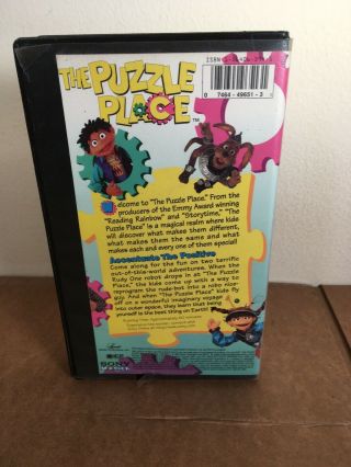 Puzzle Place Accentuate The Positive Rare Vhs PBS Kids Show 2