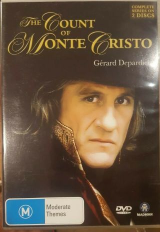 The Count Of Monte Cristo Rare Dvd Complete Tv Series Gerard Depardieu Drama