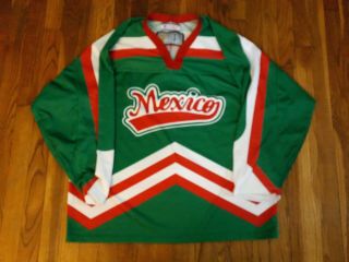 Iihf Mexico Hockey Jersey - Tackla Medium Rare