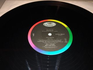 Freddie Mercury Queen One Vision Rare Promo Record Vinyl 12 " Spro - 9537