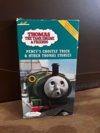 Thomas The Tank Engine & Friends Percy’s Ghostly Trick Vhs Vintage Strand Rare