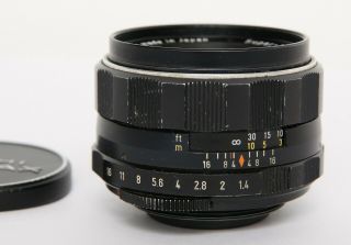 Rare Pentax Asahi Opt.  Co - Takumar 1:1.  4/50 Camera Lens 2