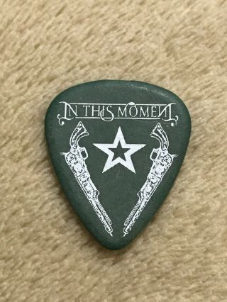 In This Moment 2011 Music As A Weapon Tour Guitar Pick - Rare