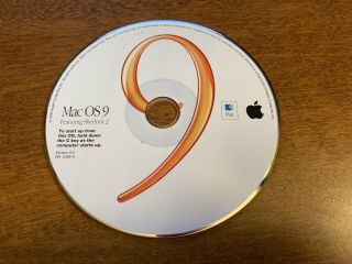 Mac Os 9.  0 Macintosh Featuring Sherlock 2 Cd - 1999 Rare
