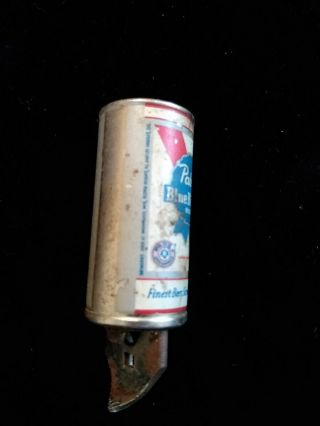 Vintage PABST Blue Ribbon Mini - Can Beer Bottle Opener RARE 4