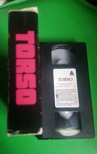 TORSO PRISM VHS 1973 1974 Horror Gore SLASHER CARLO PONTI HTF OOP RARE ITALIAN 5