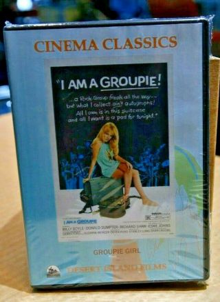 Groupie Girl “i Am A Groupie” Dvd Derek Ford 1970 Esme Johns Rare Resealed