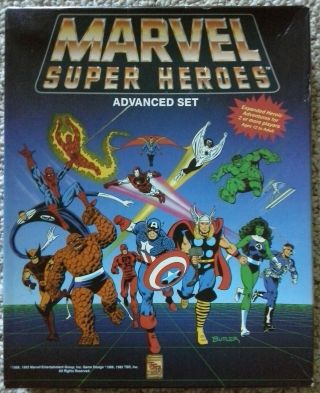 Marvel Heroes Advanced Set (rare 1992 Print) - Marvel - Msh Tsr (complete)