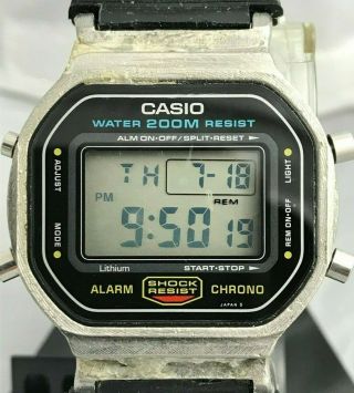 Rare Mens Casio 1980’s (dw5600) Chronograph Watch - Rachet Back