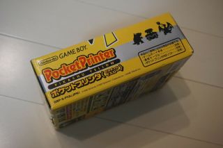 Nintendo Game Boy Pocket Printer Pikachu Yellow Rare Boxed 4
