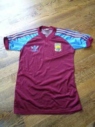 West Ham United 1980 Adidas Home Shirt Youths Rare Old Vintage Utd