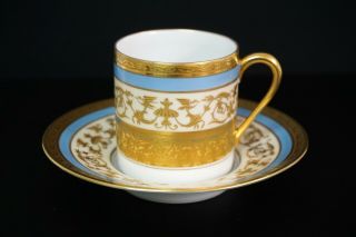 Ceralene Raynaud Limoges China Sheherazade Demitasse Cup And Saucer - Rare Find