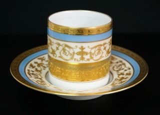 Ceralene Raynaud Limoges China Sheherazade Demitasse Cup and Saucer - Rare Find 2