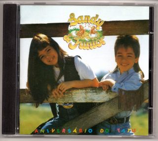 Sandy & Junior Aniversario Do Tatu Cd Brazil Very Rare Philips 1996 Out Of Print
