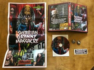 Swabian Granny Massacre Dvd Toxic Fifth Video Poster Only 30 Made Oop Very Rare