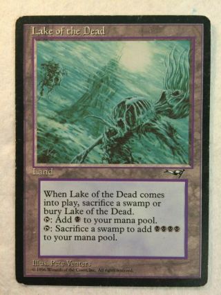 Mtg 1x Lake Of The Dead Alliances Legacy Commander Magic Gathering Card X1 Hp