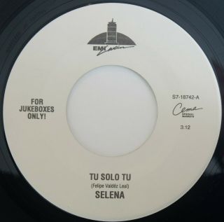 Selena Tu Solo Tu / I Could Fall In Love Rare