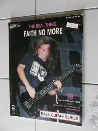 Faith No More The Real Thing Bass Tab Rock Song Book Cherry Lane Music Rare Oop