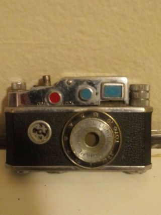 Vintage Rare Photo - Lite Mini Camera Style Cigarette Lighter