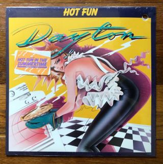 Dayton Hot Fun Rare Promo Vinyl Lp Record W/ Hype Sticker 