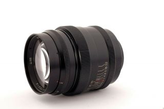 JUPITER - 9 2/85 rare Black L39 lens Fed Zorki Leica CLA ' d 4