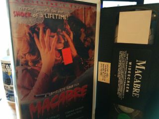 Macabre (1980) Lamberto Bava - Rare Horror Big Box Vhs Collectors Edition