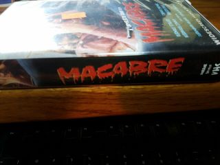 MACABRE (1980) LAMBERTO BAVA - RARE HORROR BIG BOX VHS Collectors Edition 4