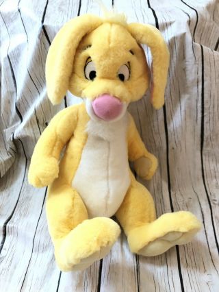32 " Yellow Pink Rabbit Winnie The Pooh Plush Mattel Jumbo Large Rare