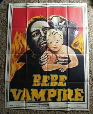Grave Of The Vampire French Grande Poster 