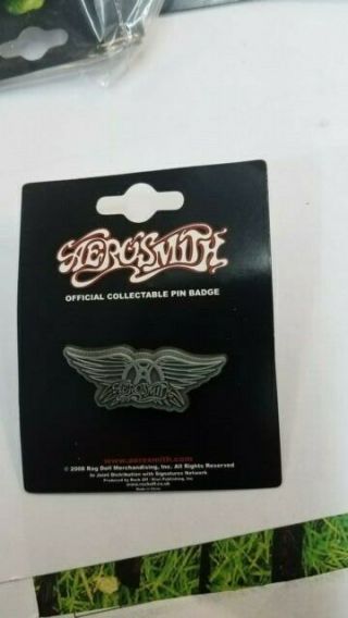 Aerosmith Lapel Pin 2008 Vintage Oop Rare Collectible