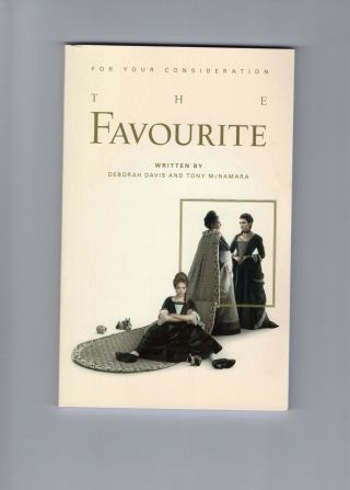 The Favourite Screenplay Fyc Rare Oop