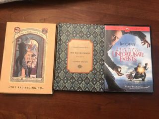 A Series Of Unfortunate events 1 - 13 Hardcover Bk 1 Rare Edition&movie 2
