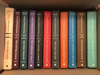 A Series Of Unfortunate events 1 - 13 Hardcover Bk 1 Rare Edition&movie 3