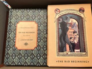 A Series Of Unfortunate events 1 - 13 Hardcover Bk 1 Rare Edition&movie 5