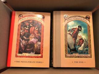 A Series Of Unfortunate events 1 - 13 Hardcover Bk 1 Rare Edition&movie 7