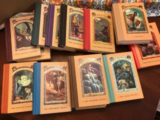 A Series Of Unfortunate events 1 - 13 Hardcover Bk 1 Rare Edition&movie 8