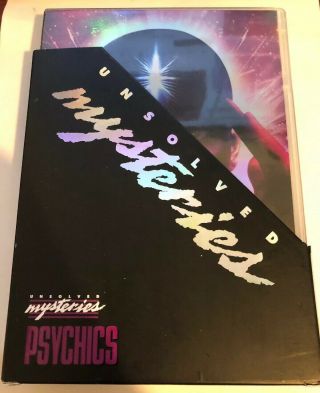 Unsolved Mysteries: Psychics,  Good Shape Dvd Box Set 4 Discs Rare Oop Region 1