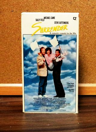 Surrender (vhs 1987) Sally Field,  Michael Caine,  Steve Guttenberg,  Comedy,  Rare