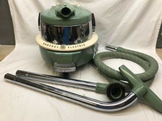 Vintage General Electric V15c7 Canister Vacuum Cleaner Rare Awesome