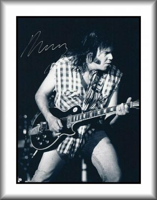 Neil Young - Music Legend - Rare Hand Signed Autograph