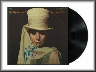 Barbra Streisand - Music Legend - Rare Hand Signed Autograph