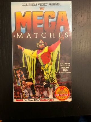 Wwe Wwf Mega Matches Vhs Coliseum Video Rare