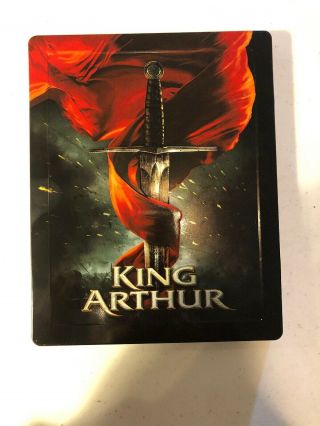 King Arthur Blu - Ray Steelbook [uk] Embossed Open Region - Rare Zavvi Edition
